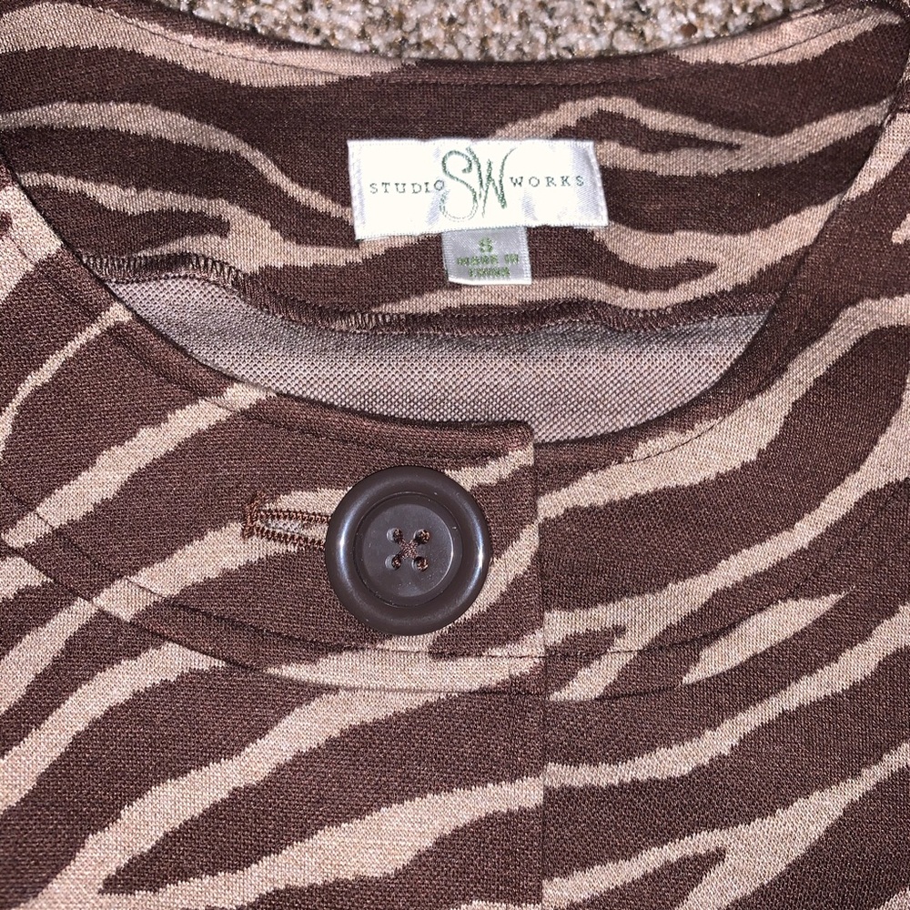 Studio Works button jacket/blazer - Picture 3 of 6